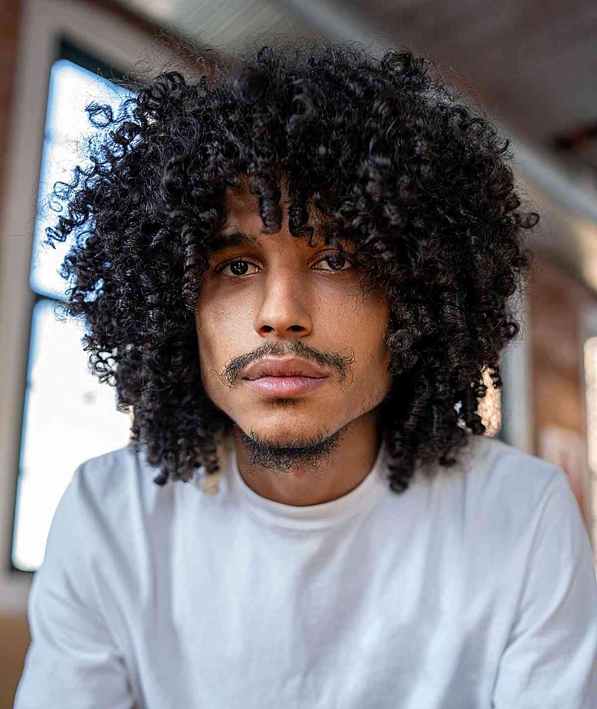 Curly Afro with the Perfect Ringlets for Men