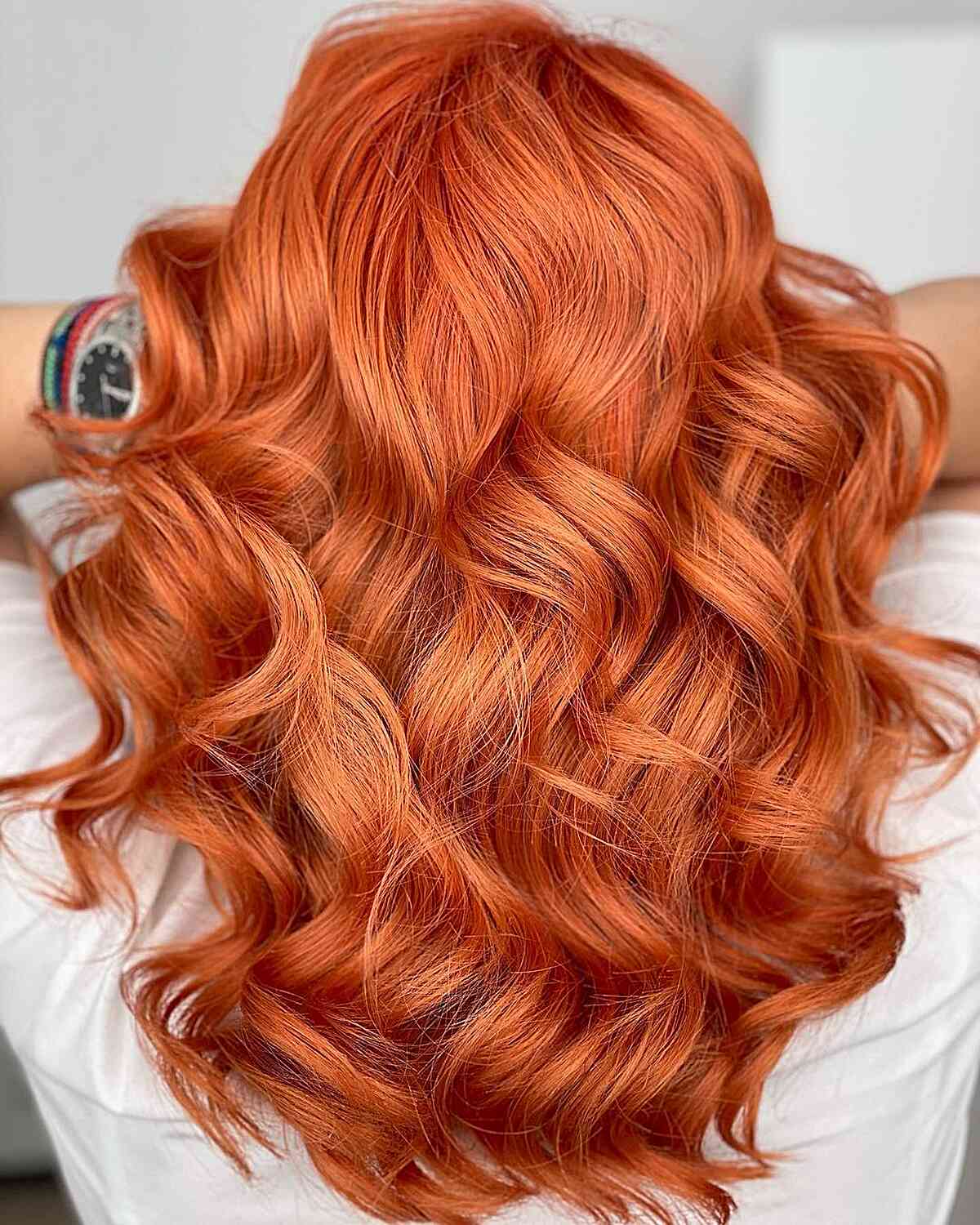 Vibrant Curly Copper Cinnamon