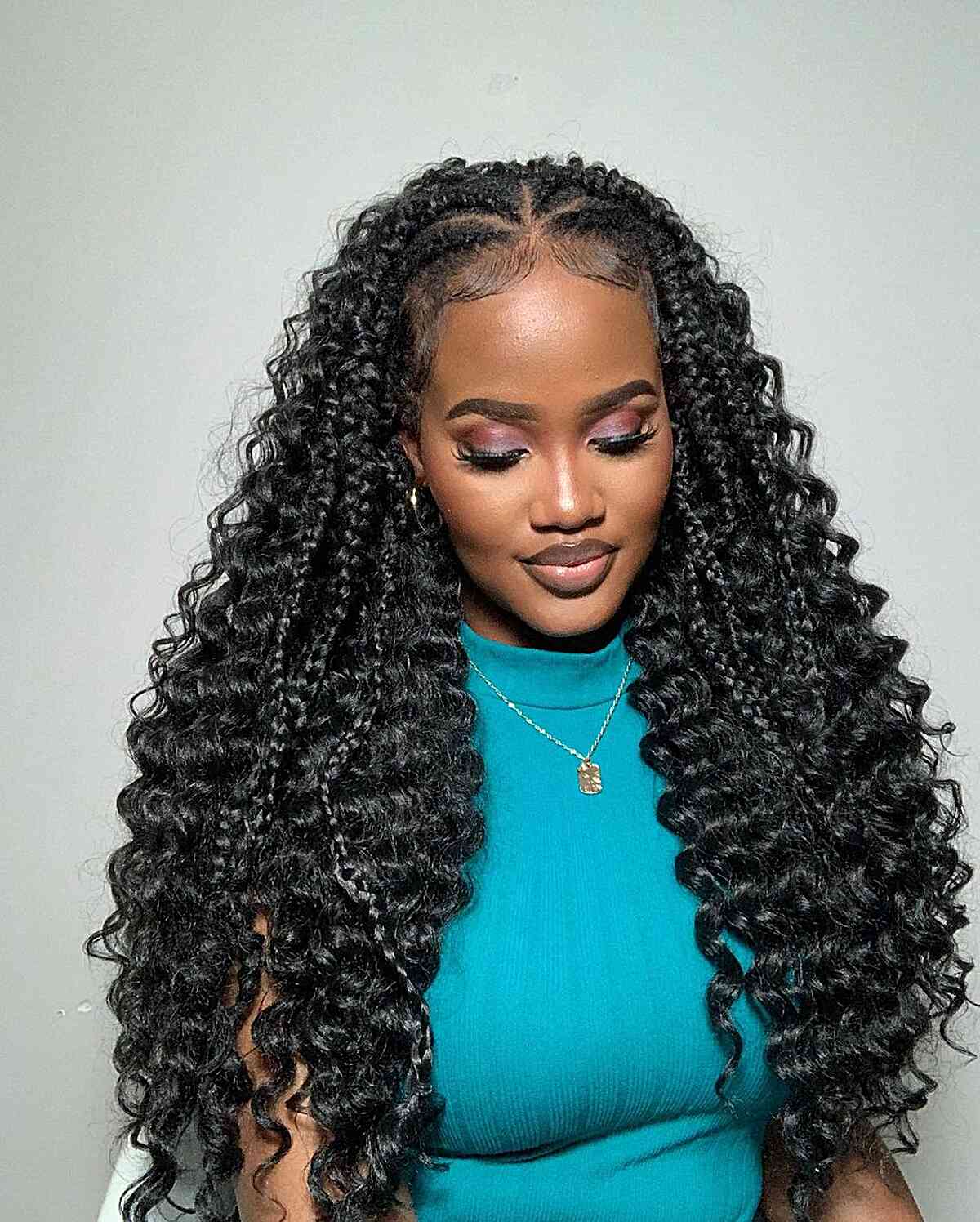 Curly Crochet Braided Style for black women