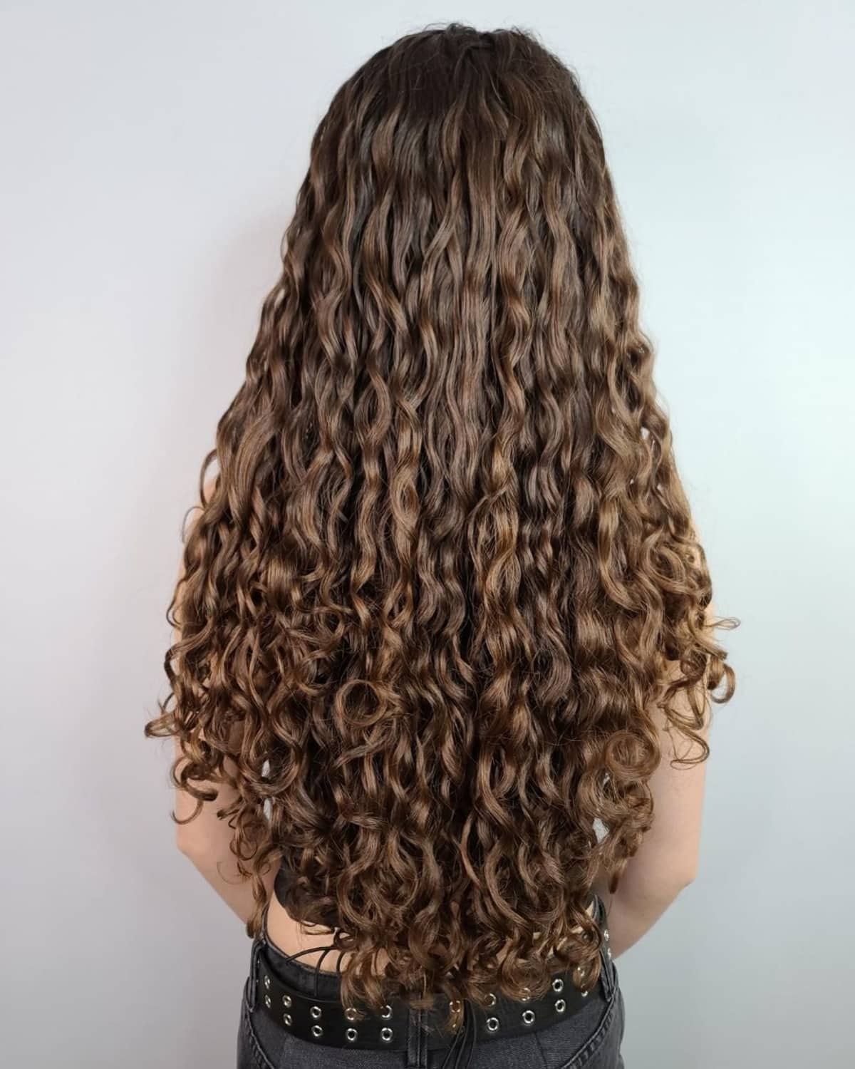 Beautiful Curly Long Hair Style 