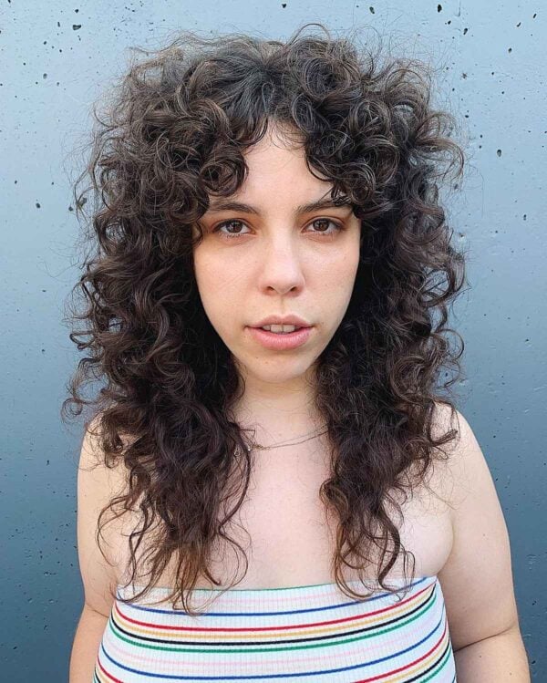 46 Stunning Curly Shag Haircuts for Trendy, Curly-Haired Girls