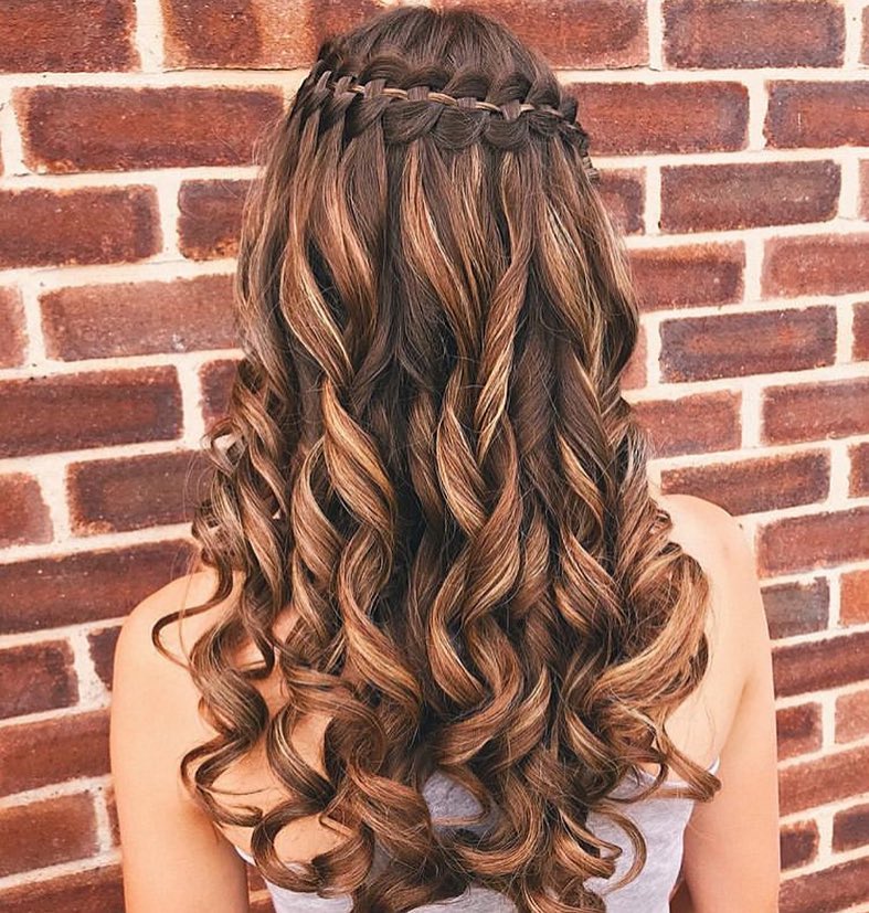 18 Stunning Curly Prom Hairstyles For 2019 Updos Down Do s Braids  18 Stunning Curly Prom Hairstyles For 2019 Updos Down Do s Braids