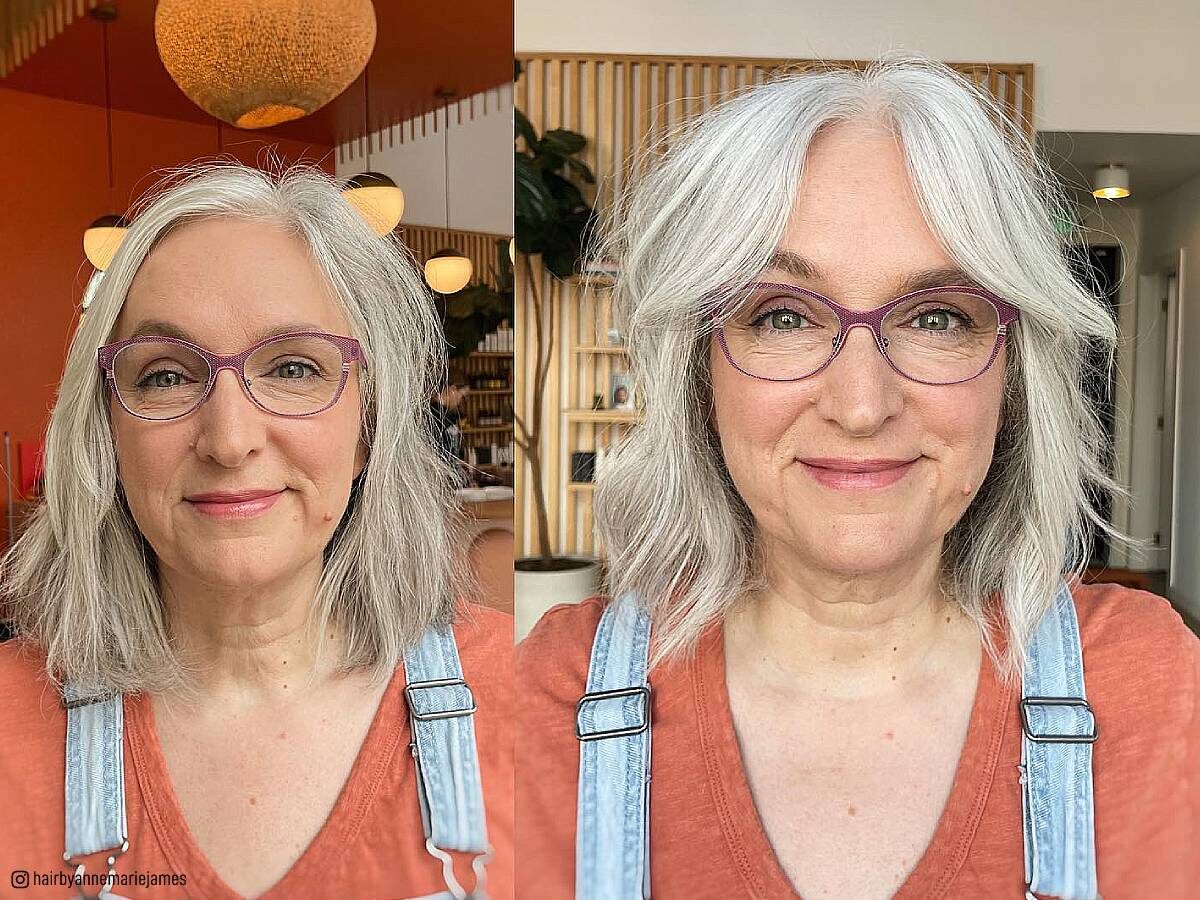 These 15 Women Over 60 Show That Curtain Bangs Can Look Stunning At Any Age!