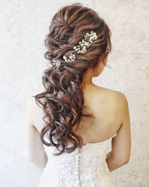 27 Prettiest Half Up Half Down Prom Hairstyles For 21