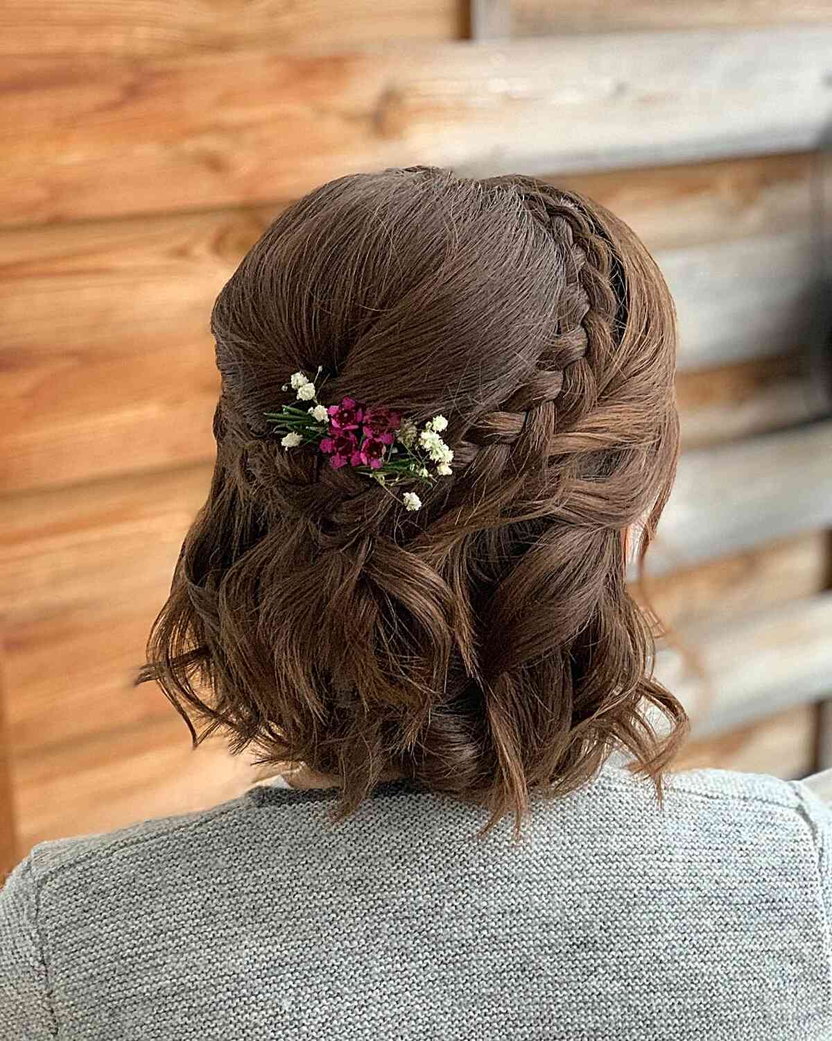 Cute Dutch Braid for Short Hair