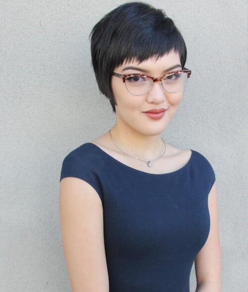 cute layered pixie hairstyle