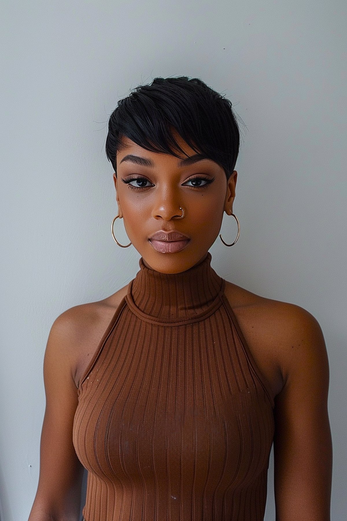 Sleek straight bob for Black women