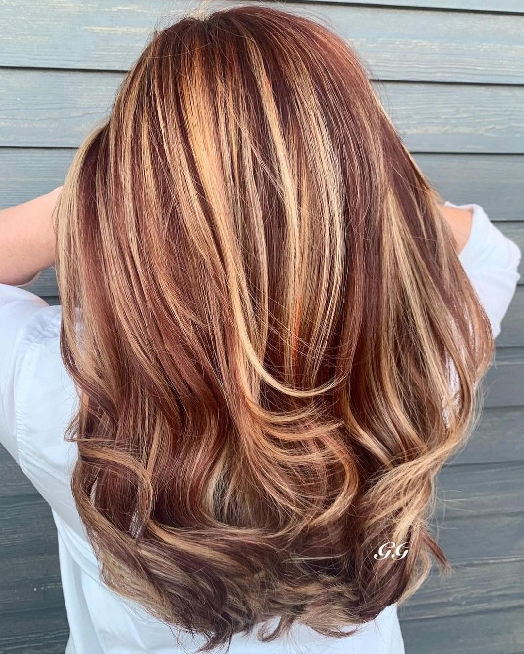 Dark Bronze Auburn hair color