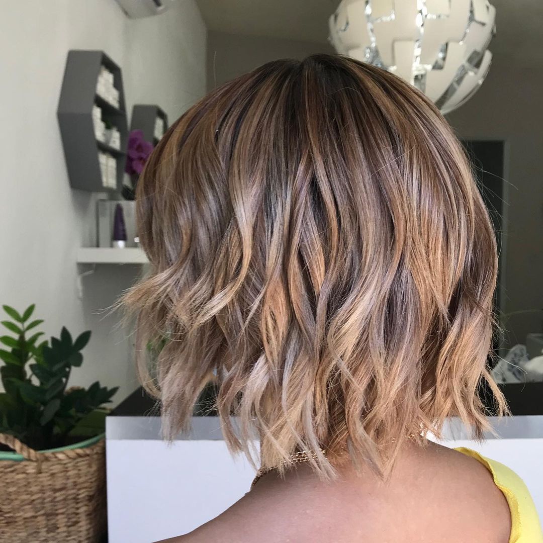 Cool Dark Blonde to Light Blonde balayage ombre