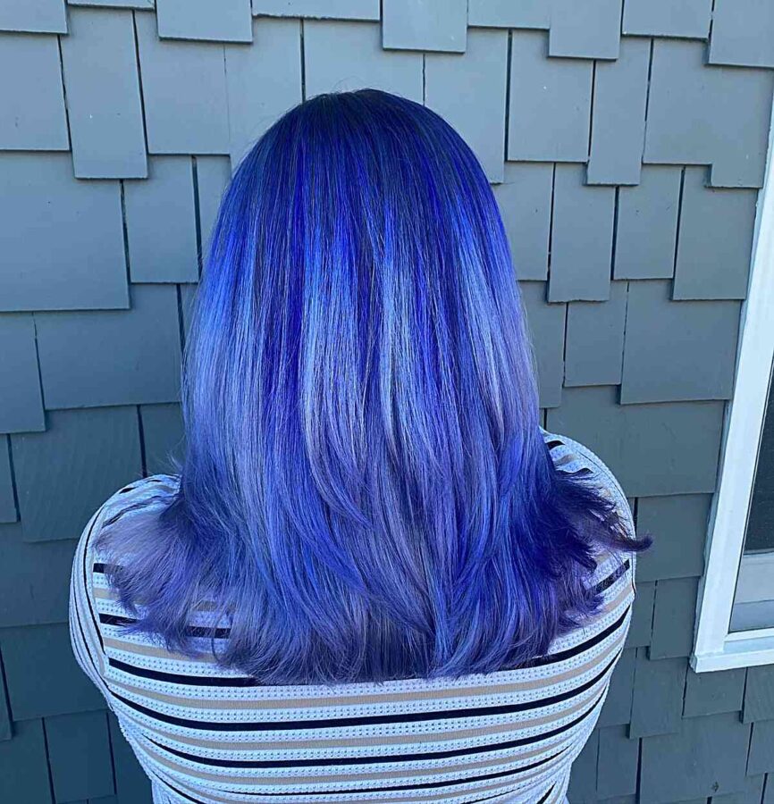 34 JawDropping Blue Balayage Hair Color Ideas