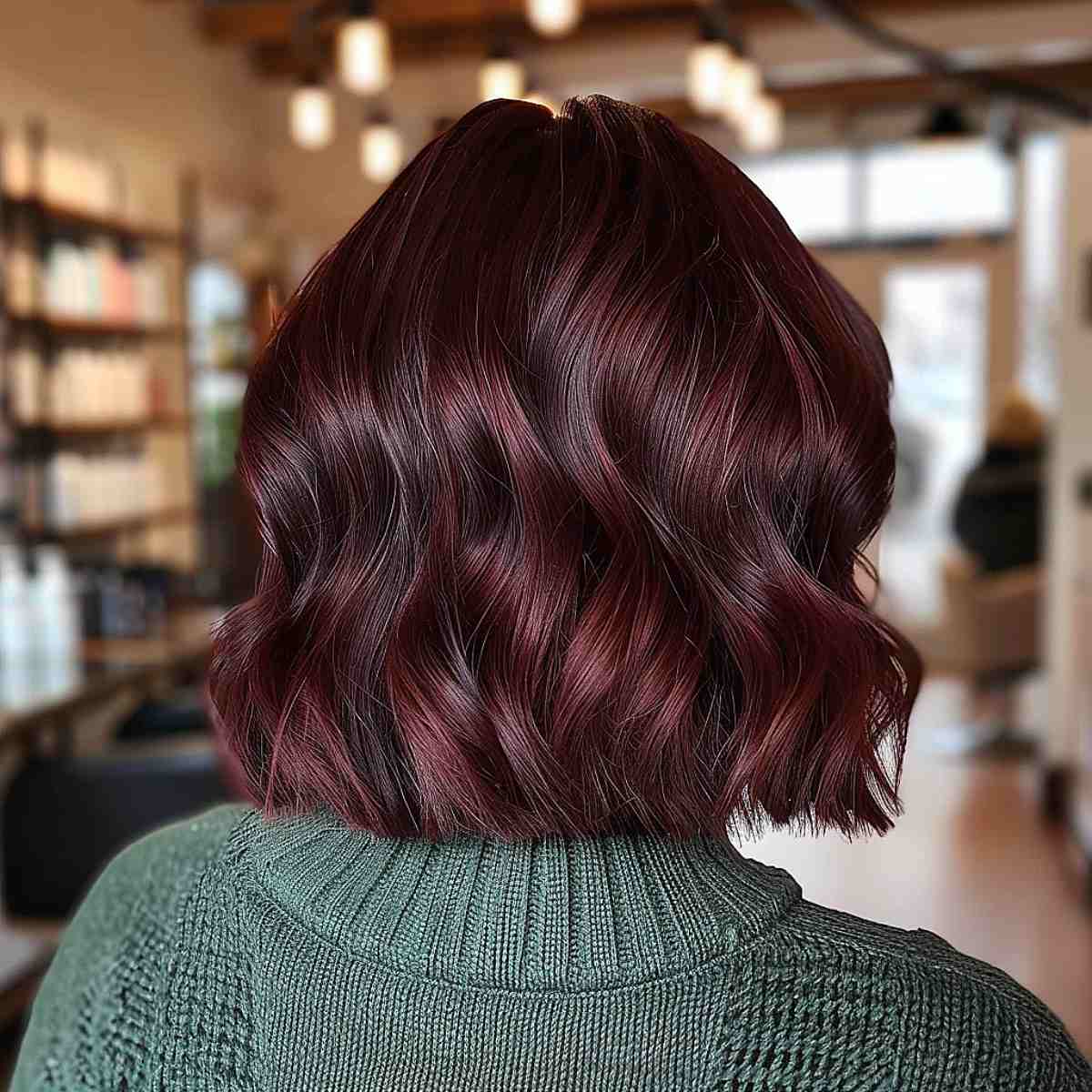 dark brown and indian red