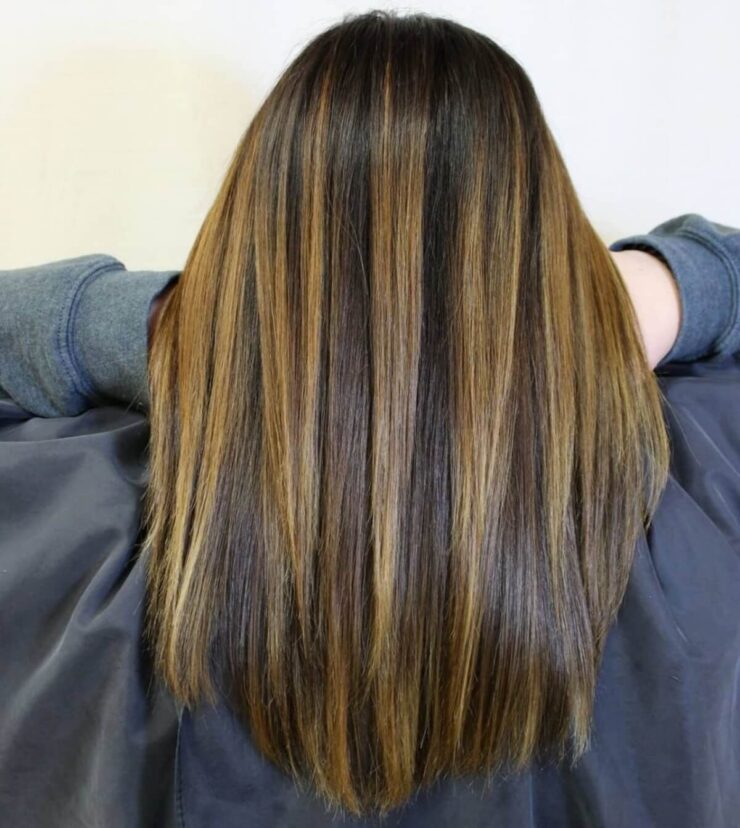 36 Trending Ways To Combine Dark Brown Hair with Caramel Highlights