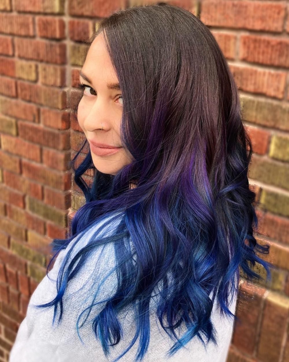 28 Blue Ombre Hair Color Ideas Trending Right Now