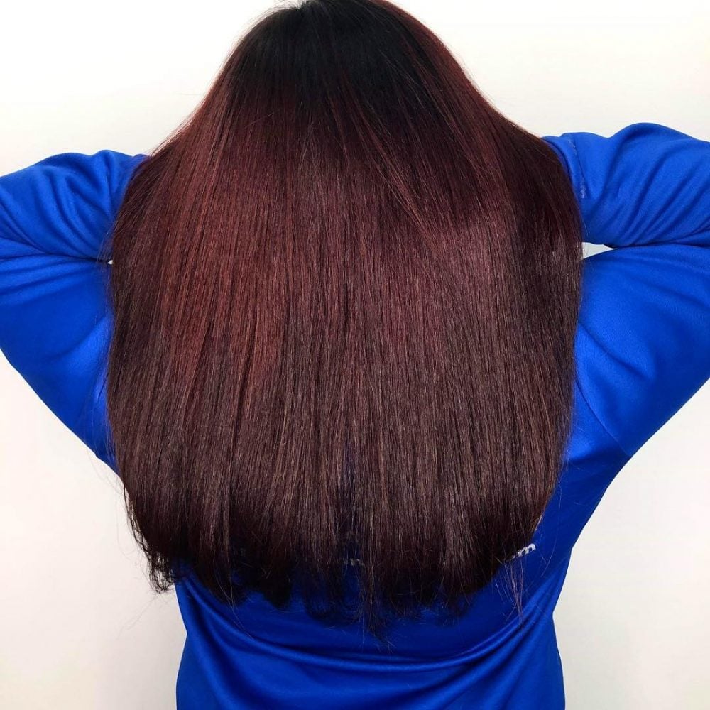 Dark Cherry Red Hair Color