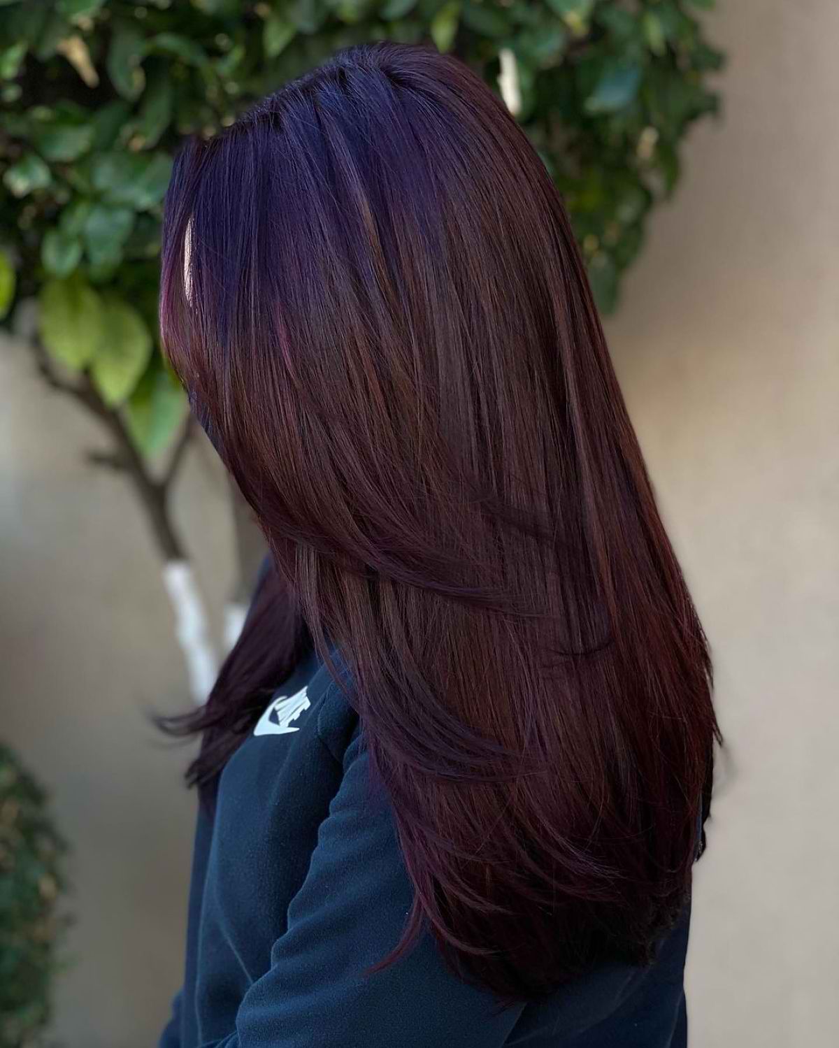 Dark Chocolate Cherry Hair Color