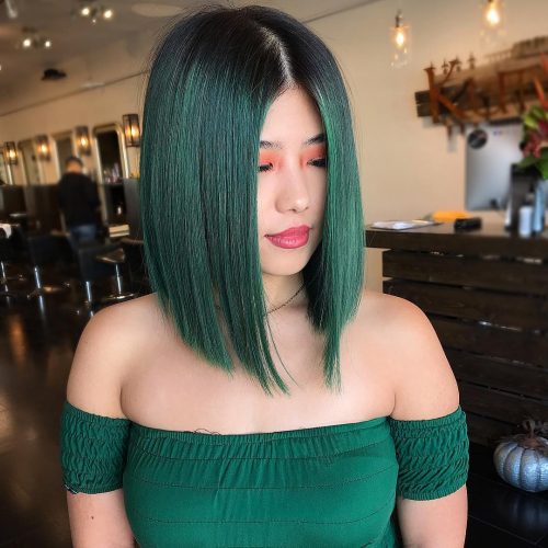 Light to Dark Green Hair Colors - 21 Ideas to See (Photos)