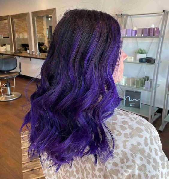 19 Stunning Ways to Get a Purple Balayage