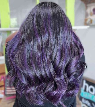 26 Purple Highlights Trending in 2024 to Show Your Colorist