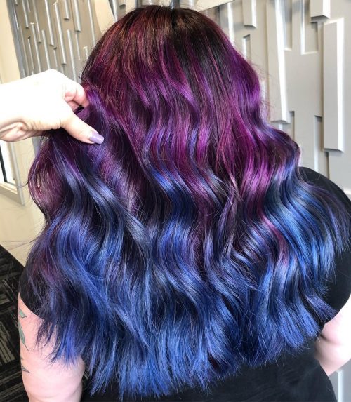 29 Blue Ombre Hair Color Ideas Trending Right Now