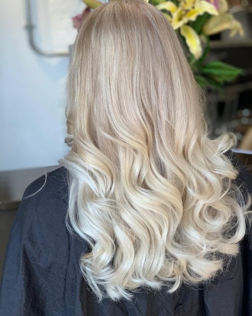 Dimensional Dark to Light Icy Blonde Sombre