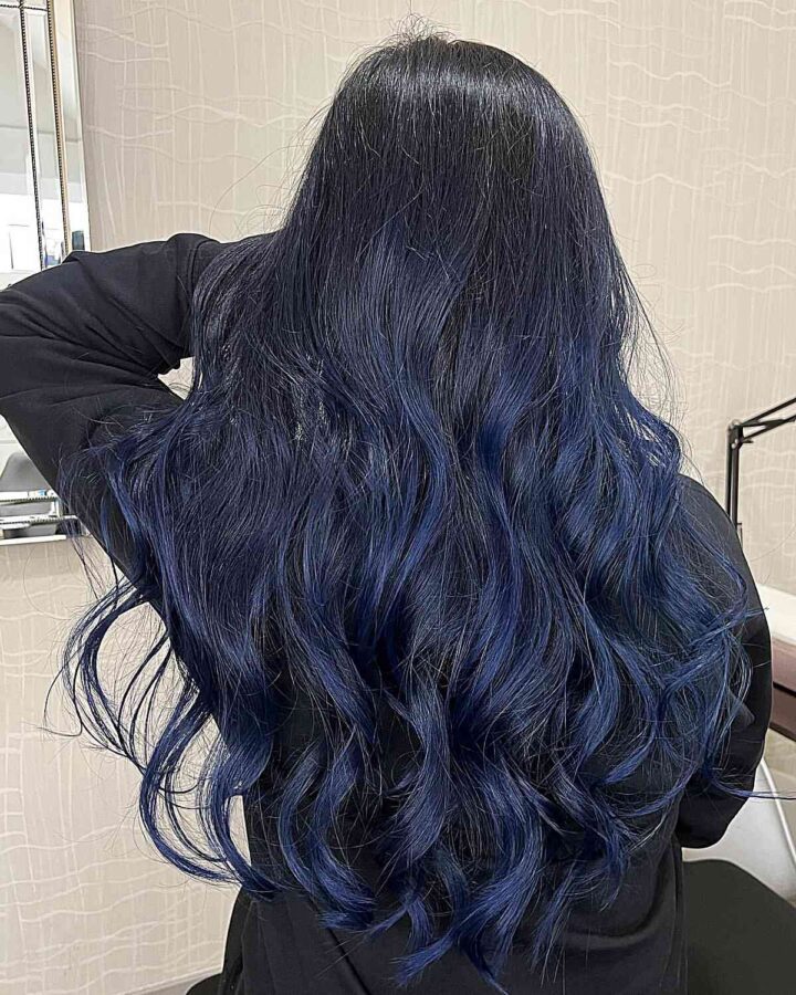 27 Jaw-Dropping Blue Balayage Hair Colors You Have to See