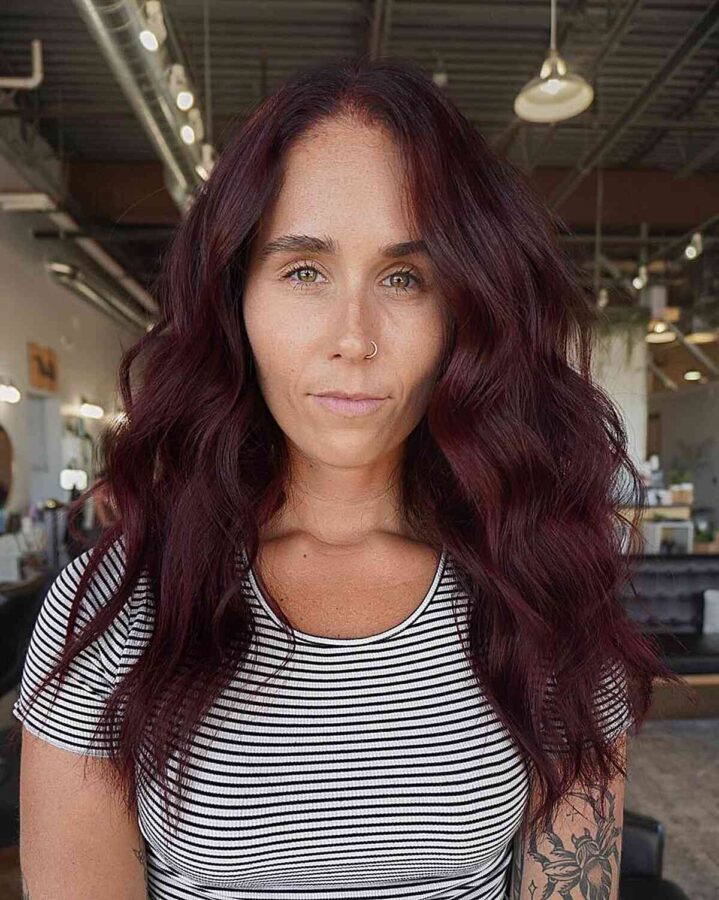 26 Cherry Cola Hair Color Ideas to See Before You Decide