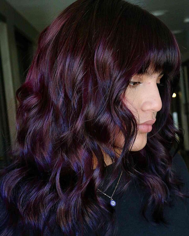 23 Stunning Black Cherry Hair Color Ideas for 2024