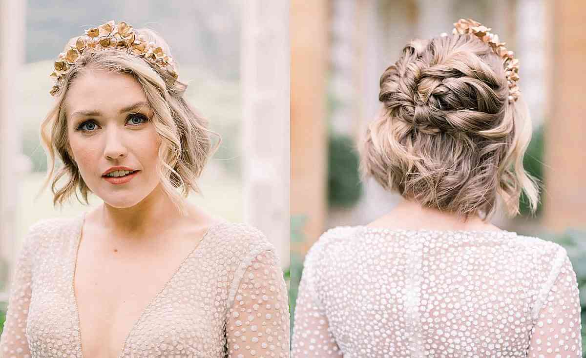 Hairstyles for brides with medium length hair | Be Beautiful India