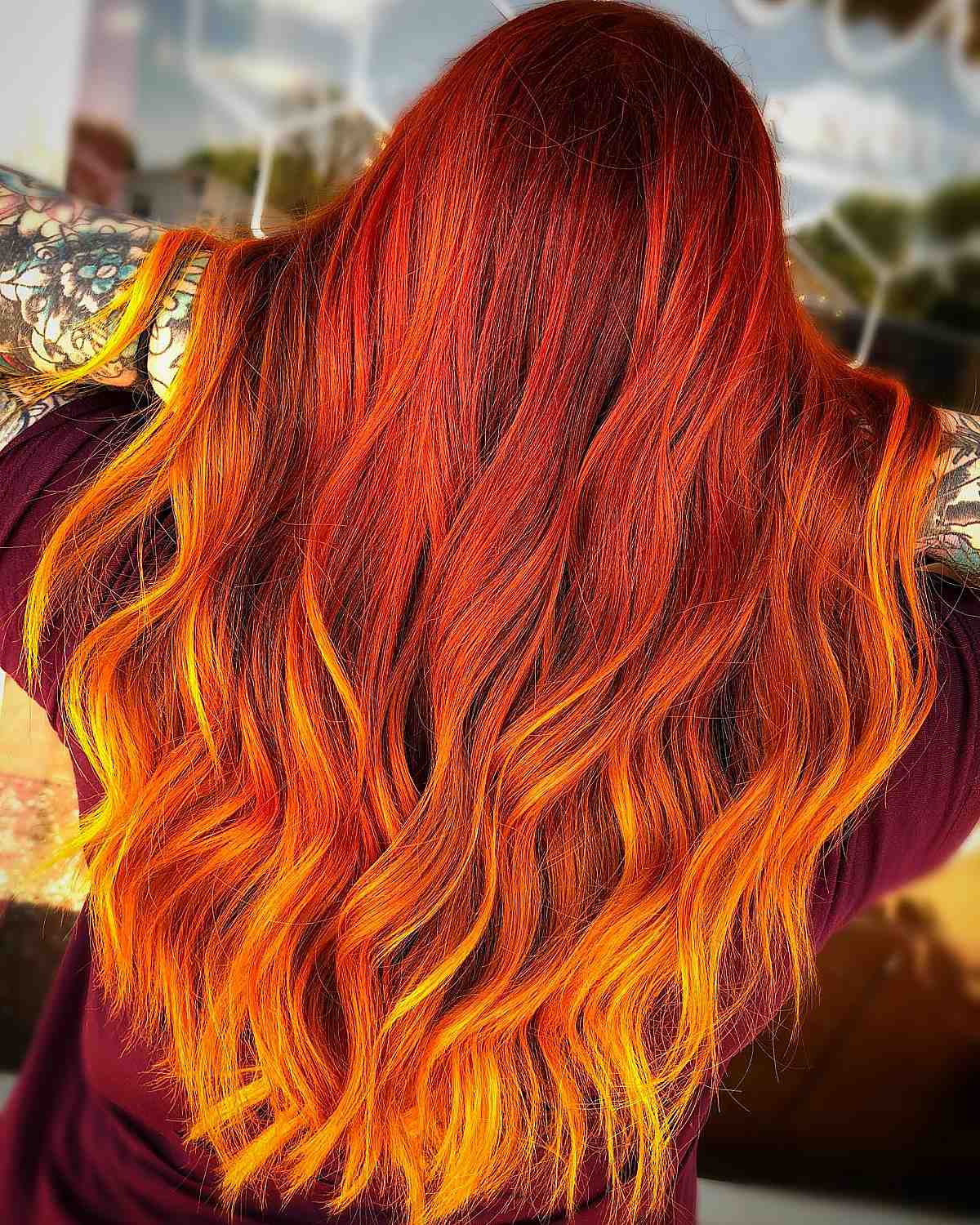 delicious red-orange hair color