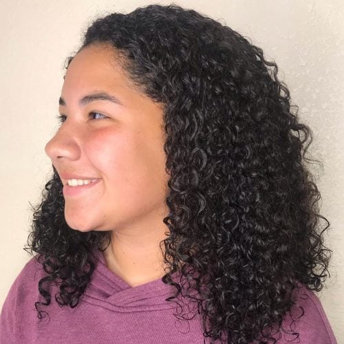 deva cut for girls with thick curly hair