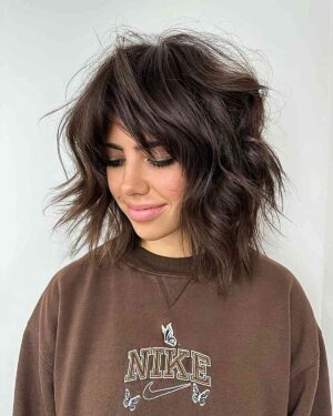 43 Coolest Long Choppy Bob Haircuts for That Beachy Lob Look