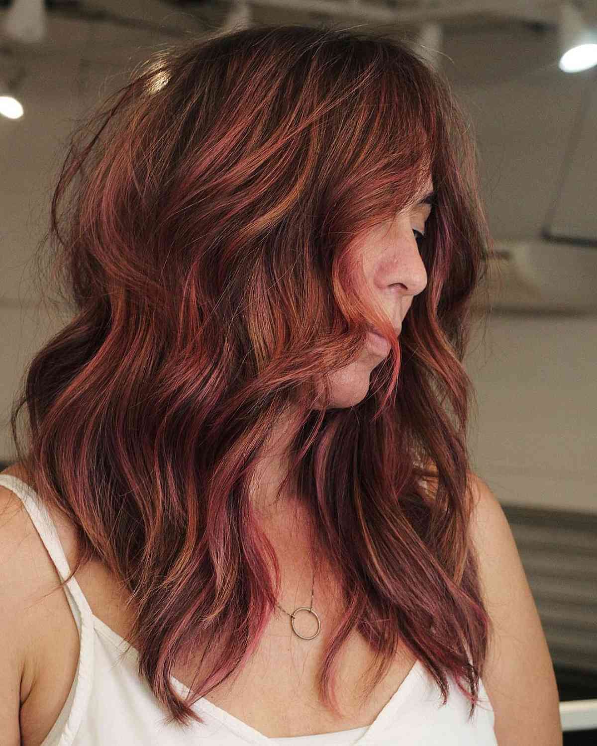 Dimensional Red Highlights