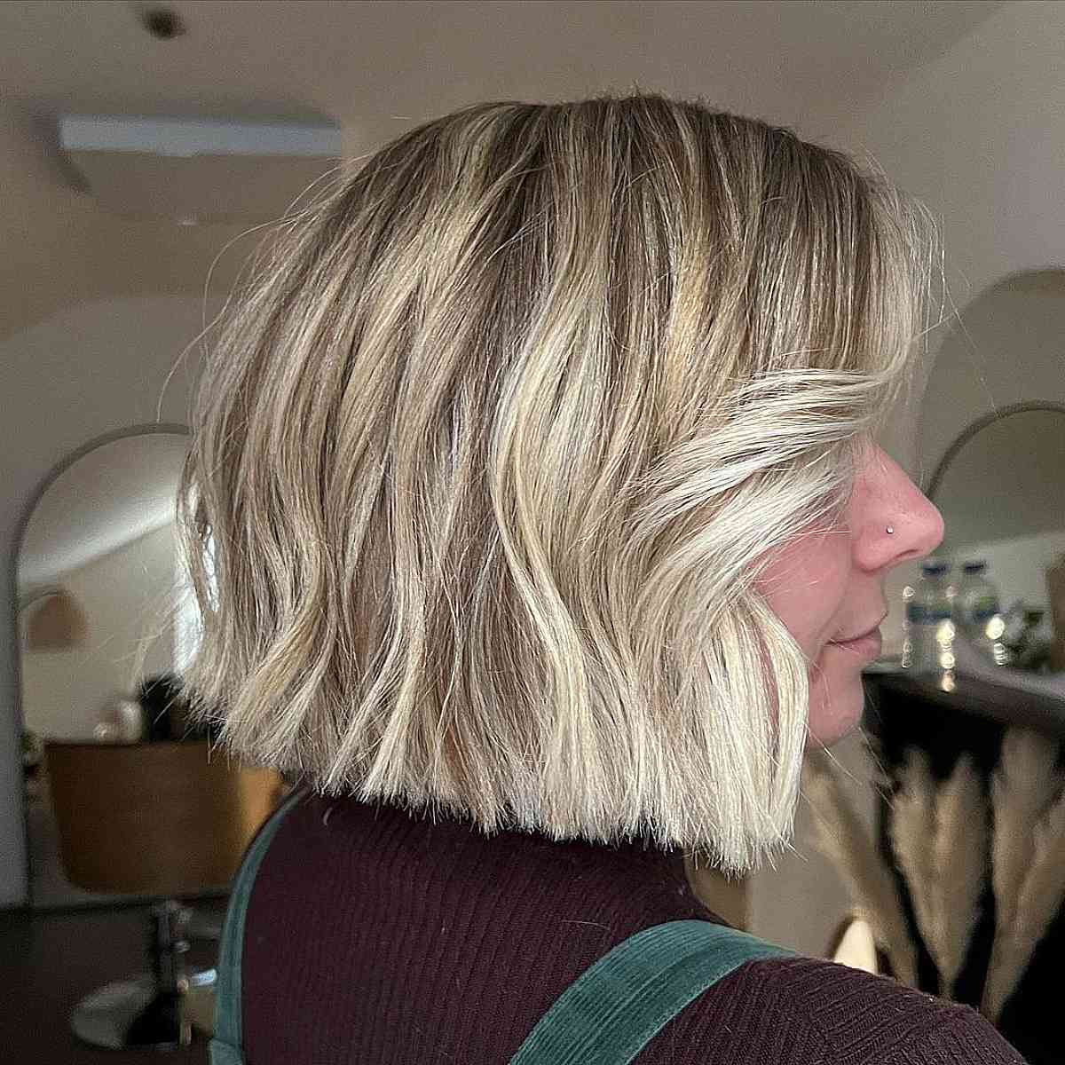 Dirty Blonde with Honey Highlights