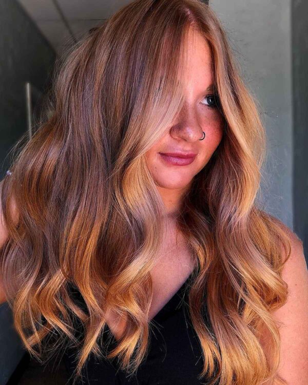 A Dirty strawberry blonde hair