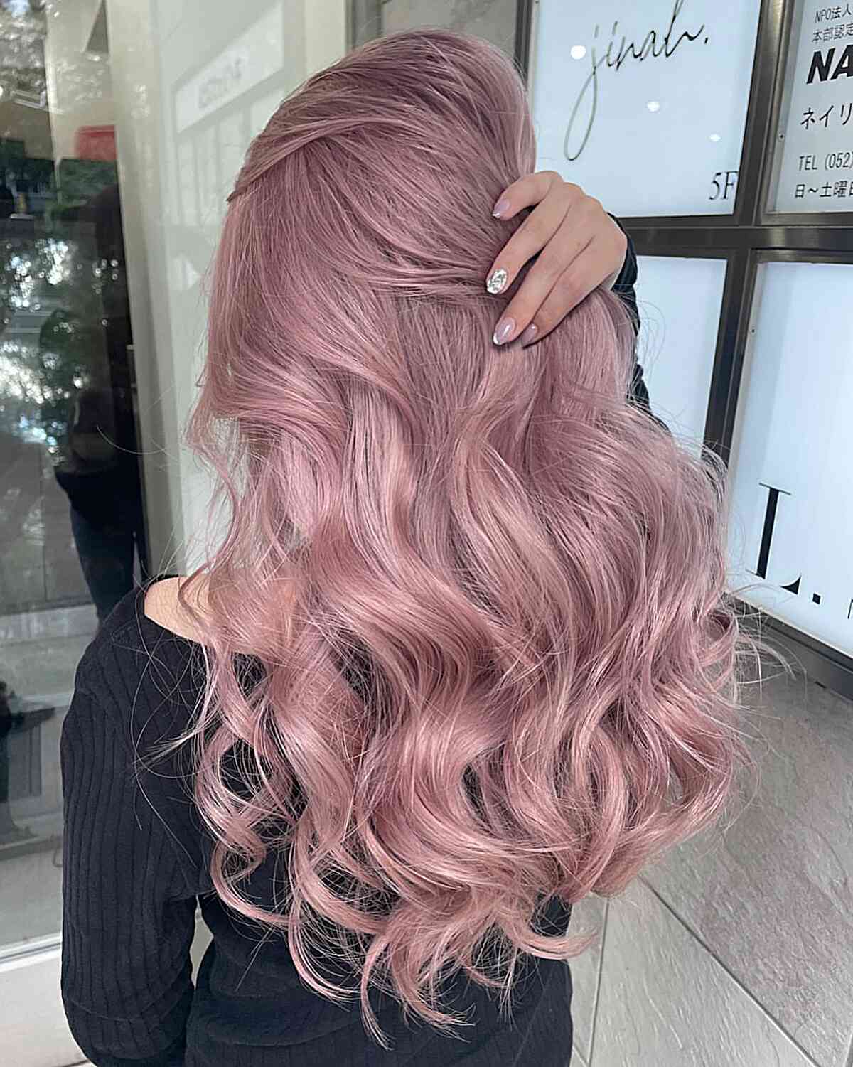 Dusted Tones of Pink Hair