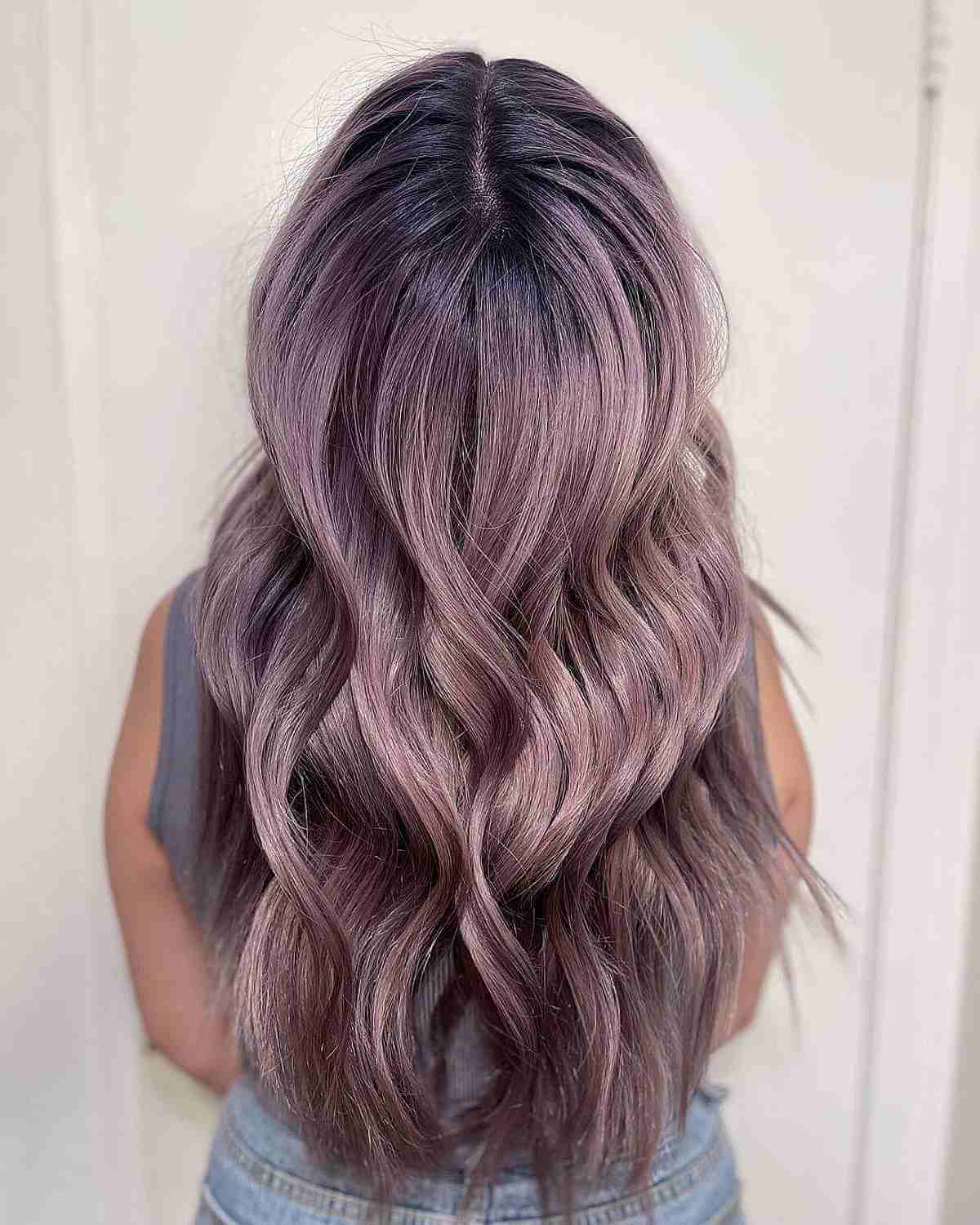 Dusty Lavender Hair for the Fall Season