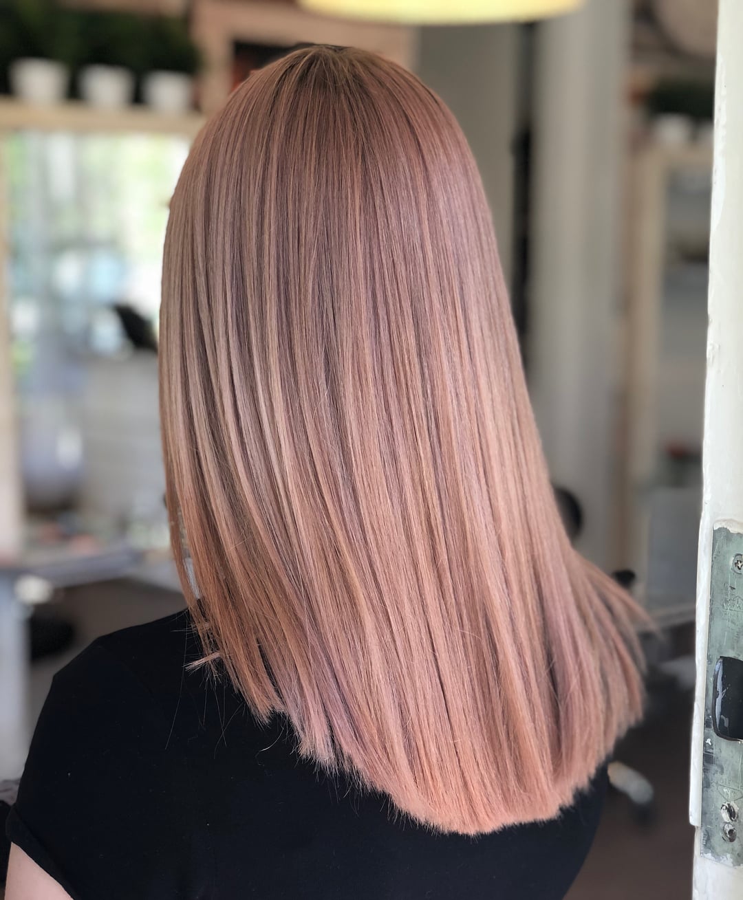 Dusty Pink Hair Color