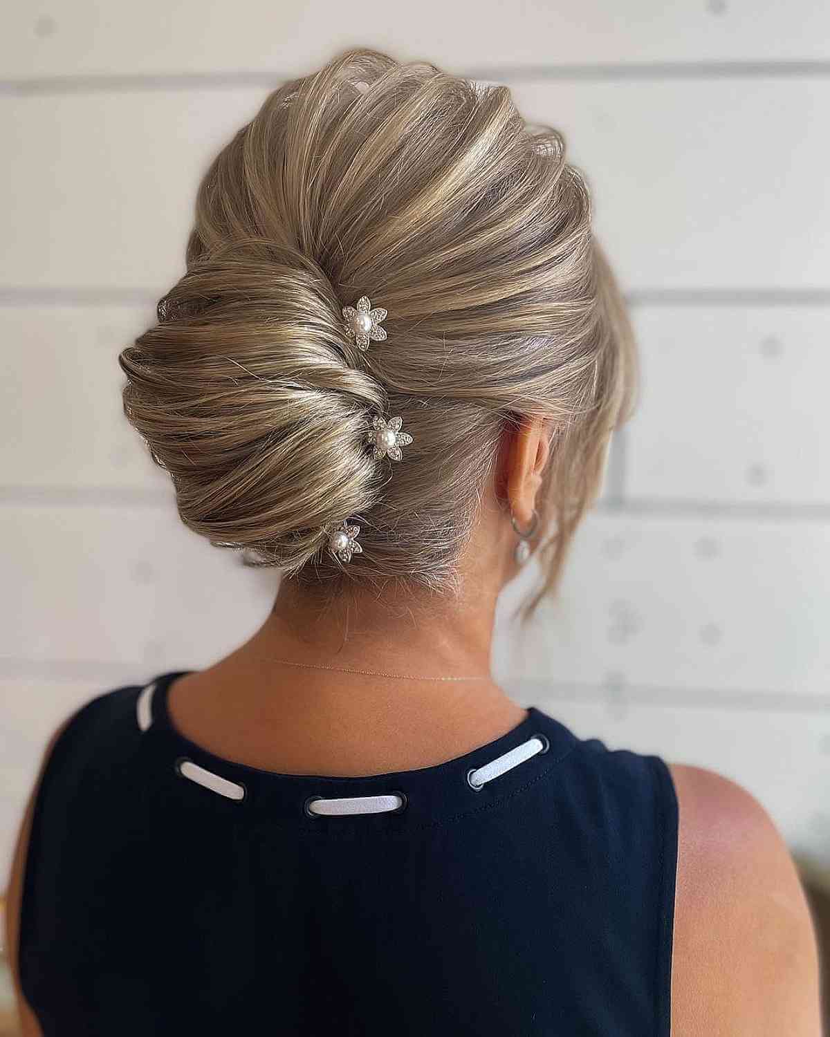Easy and Elegant Updo for the Brides Mom