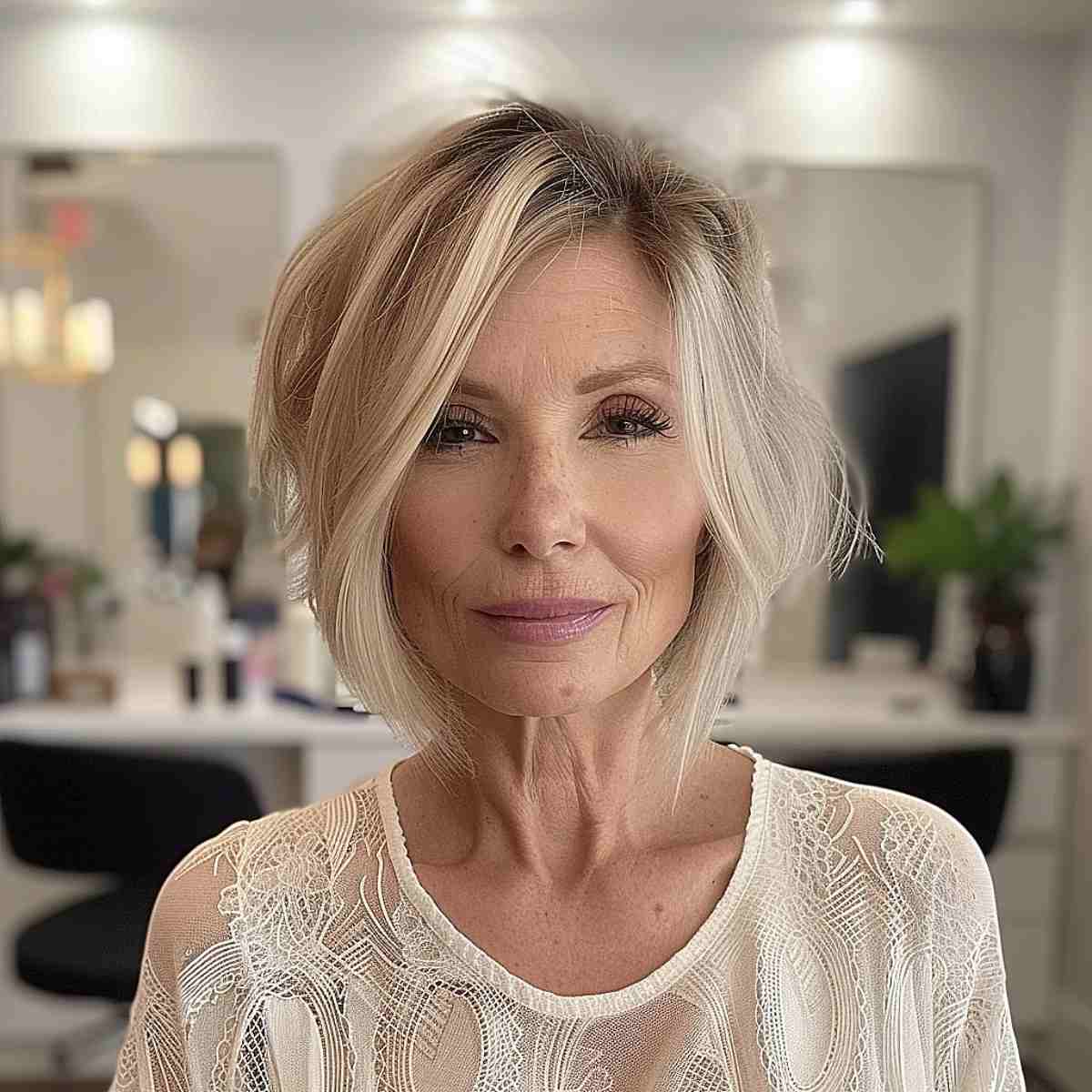 Easy Bob for Thinning Hair for 70-year-olds