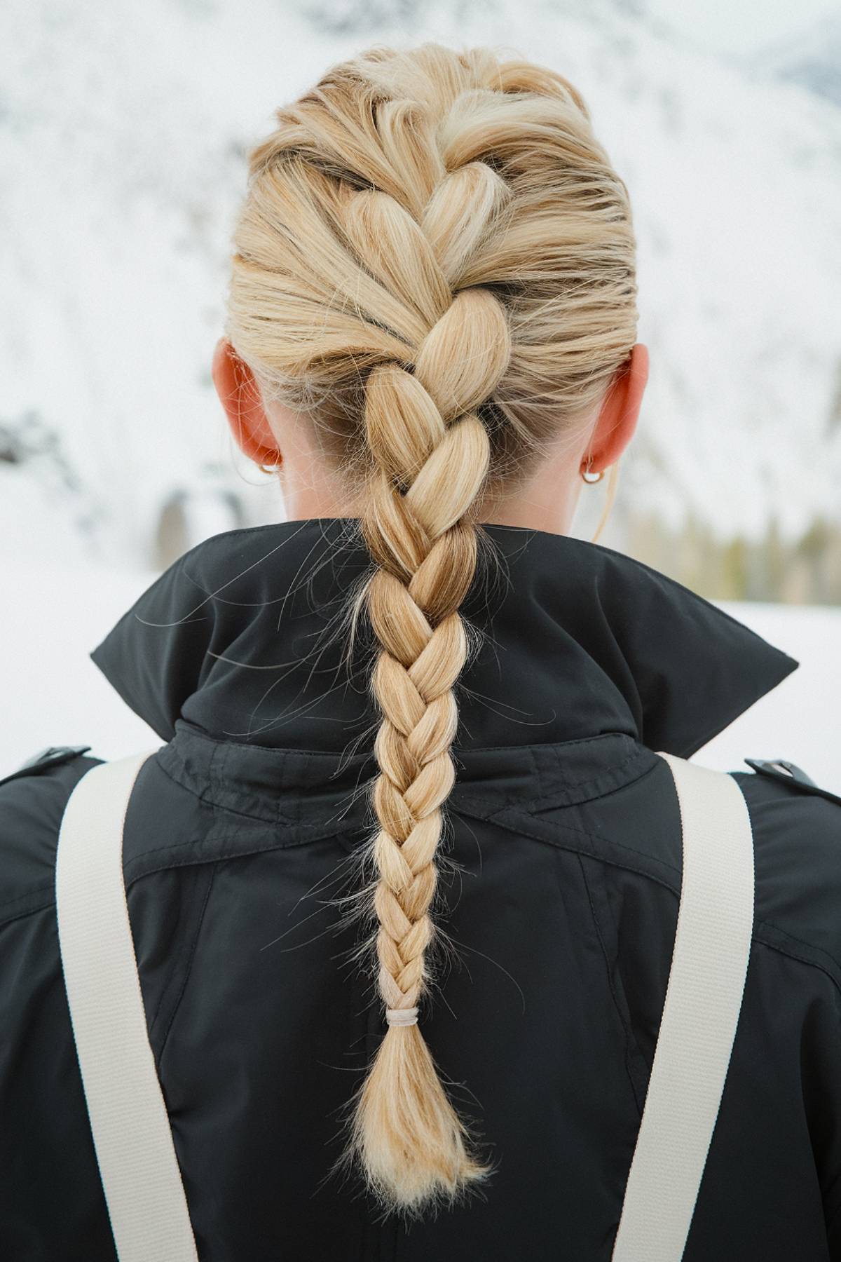 Easy skiing hairstyle