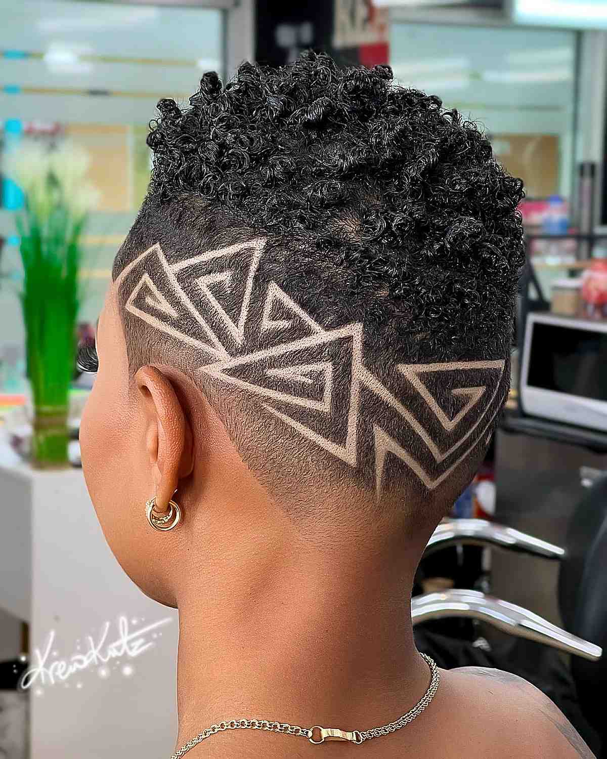 easy twa hairstyle for black women