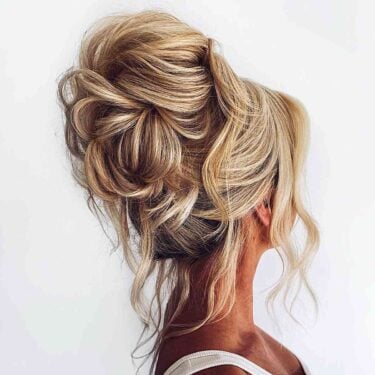Updos For Long Hair Cute Easy Updos For 2025 Easy Updo For A Bride With Long Hair 375x375