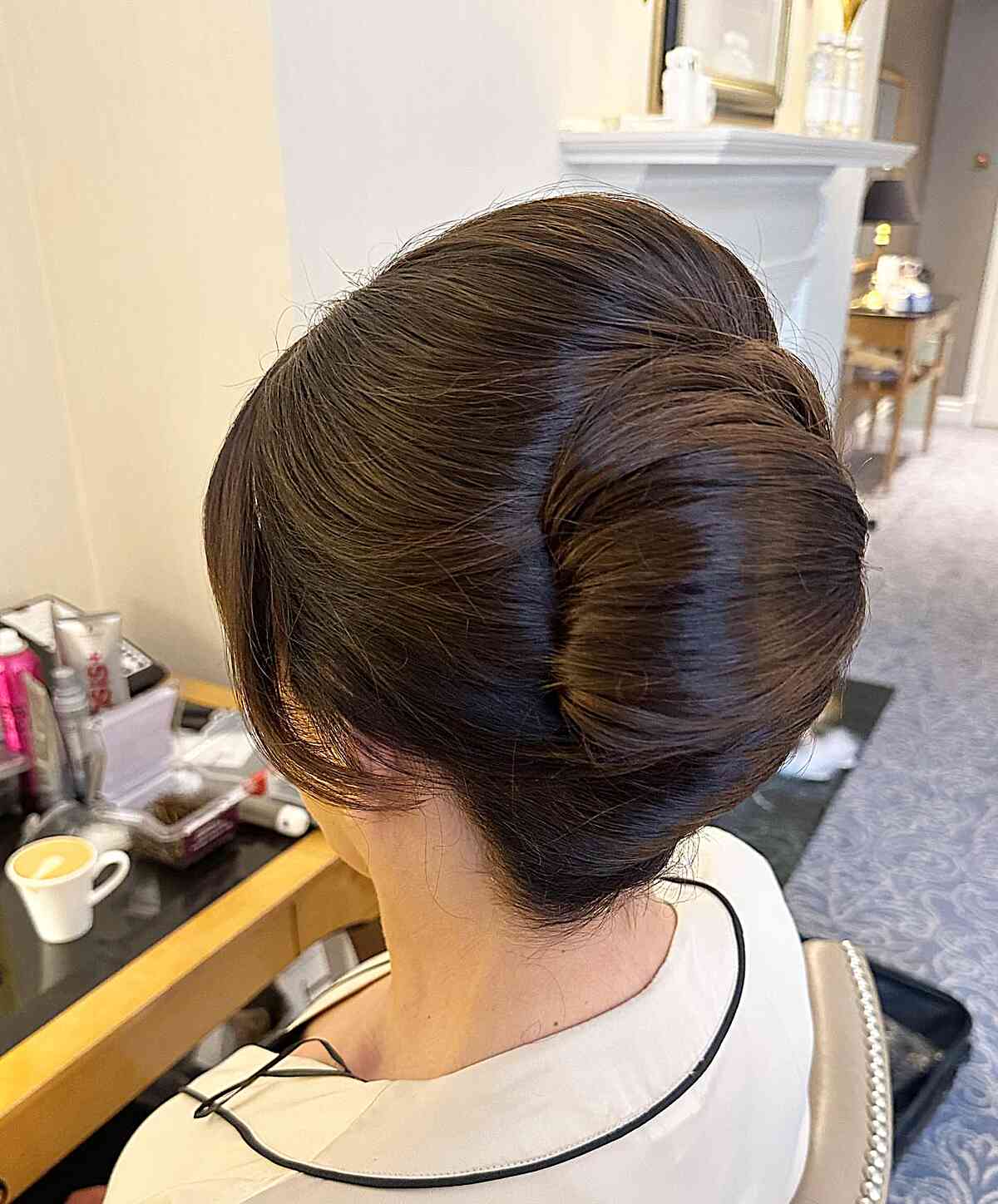 Easy Wedding Guest Soft French Twist Hairstyle