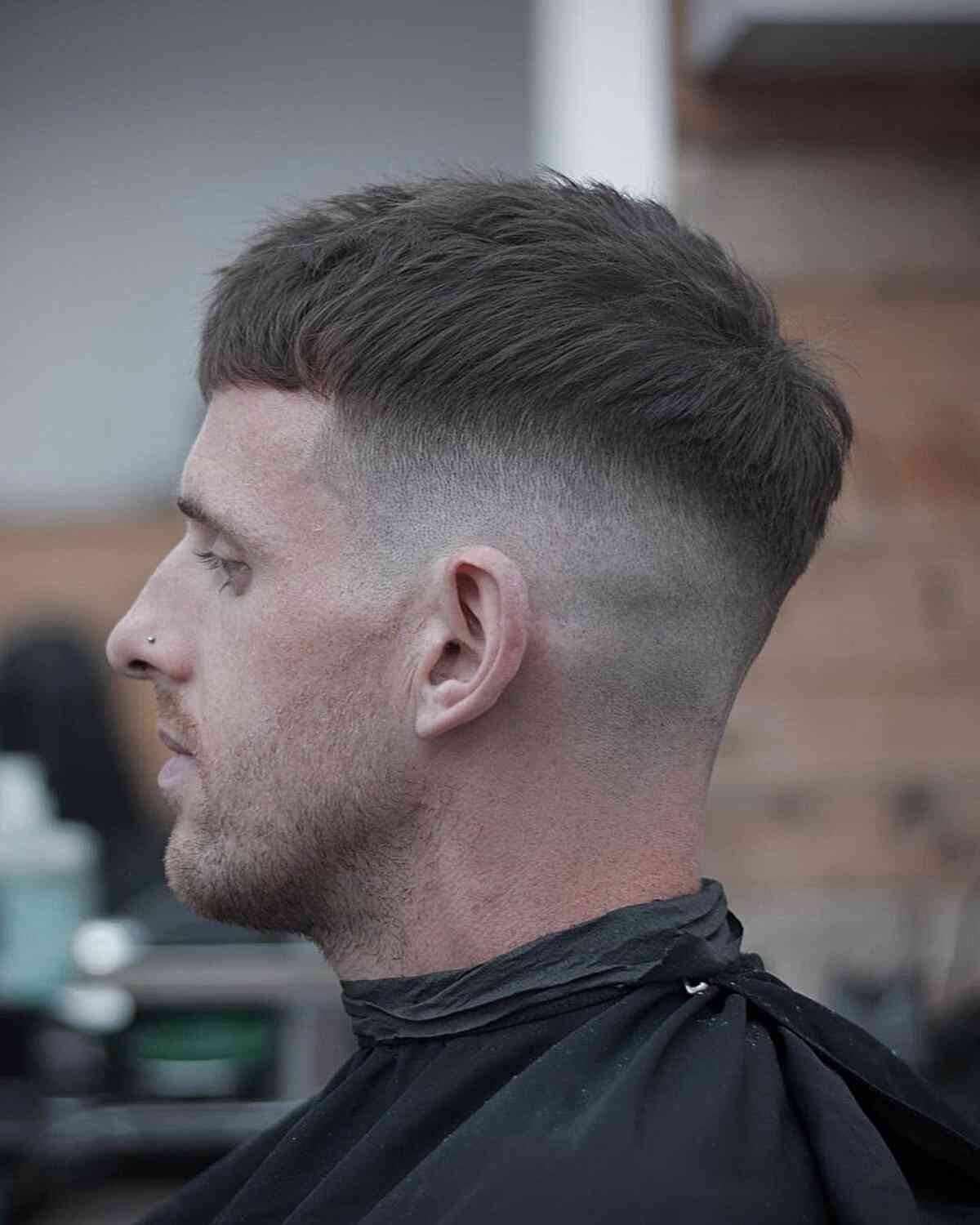 Edgar Cut with a High Fade for Guys
