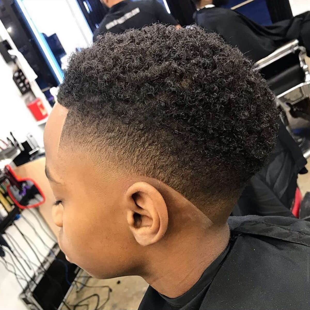 edge up neck taper cut for black boys