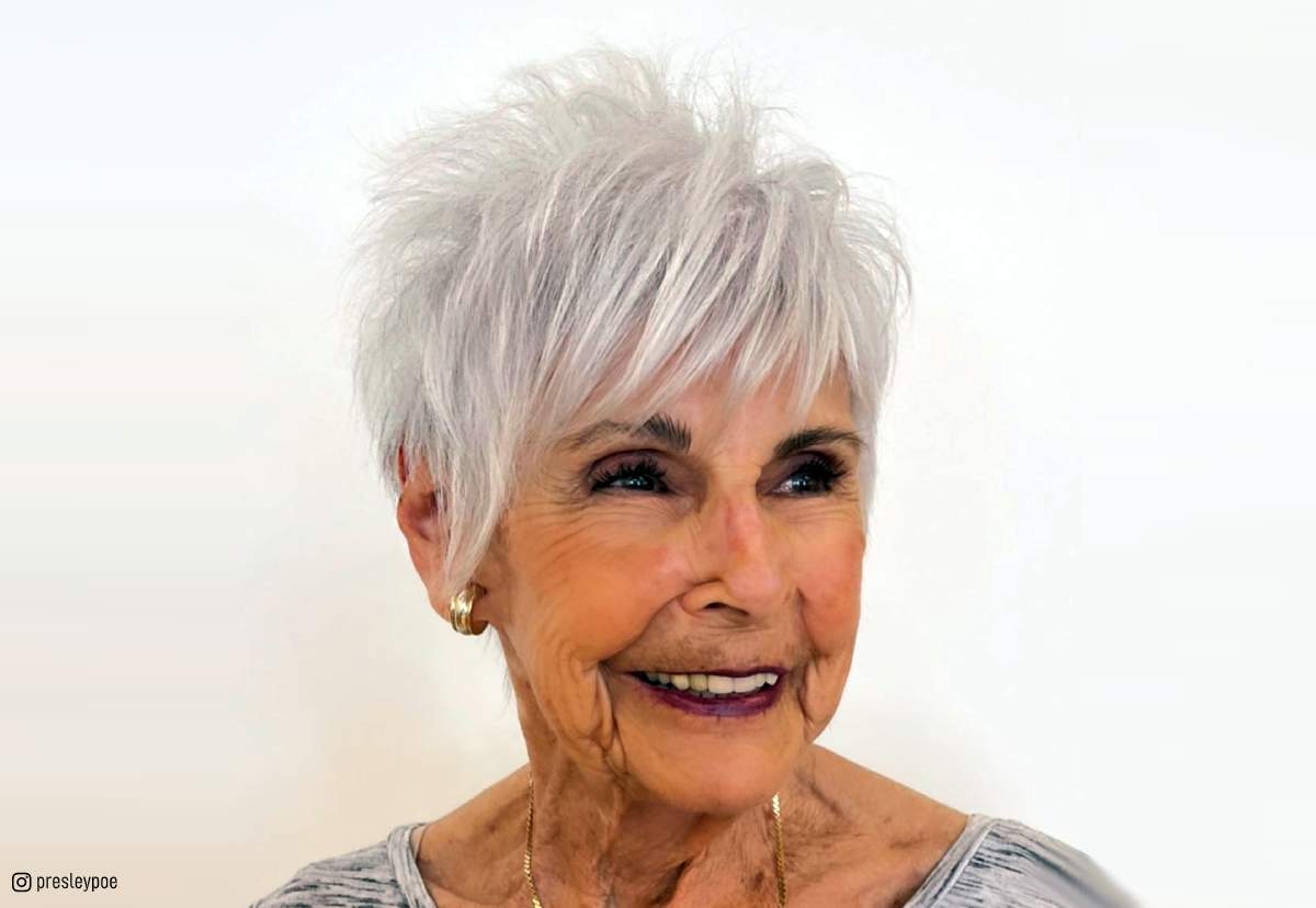 edgy hairstyles for women over 70