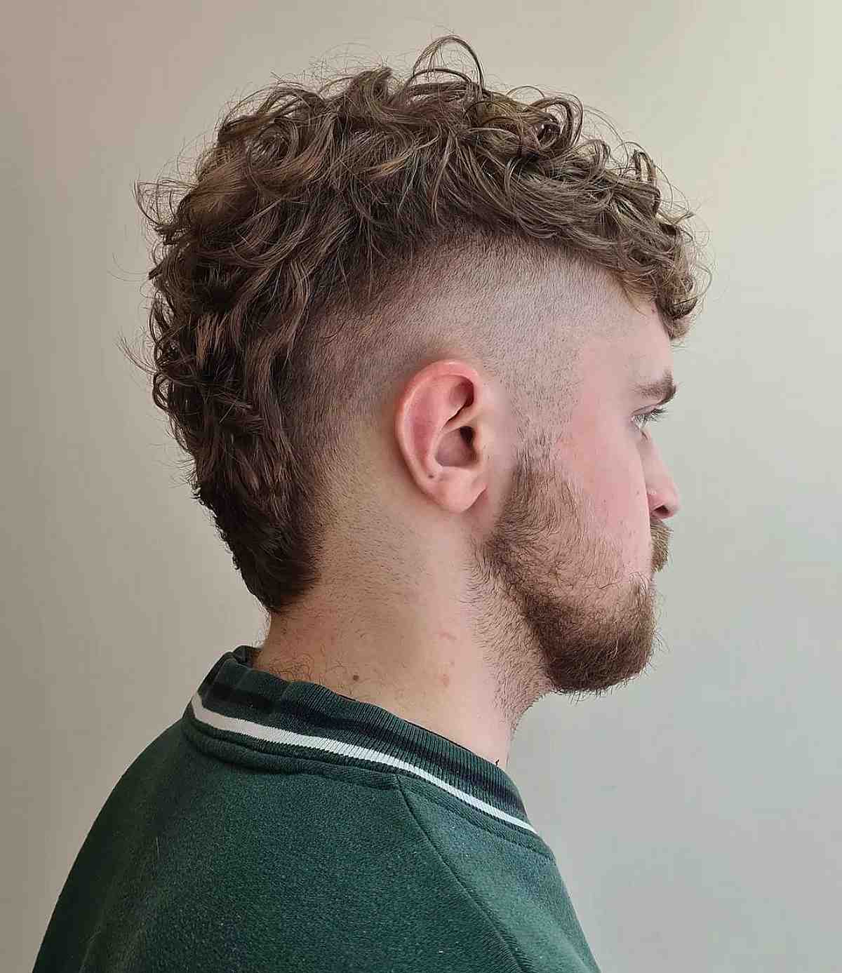 Edgy Mullet Mohawk for Guys