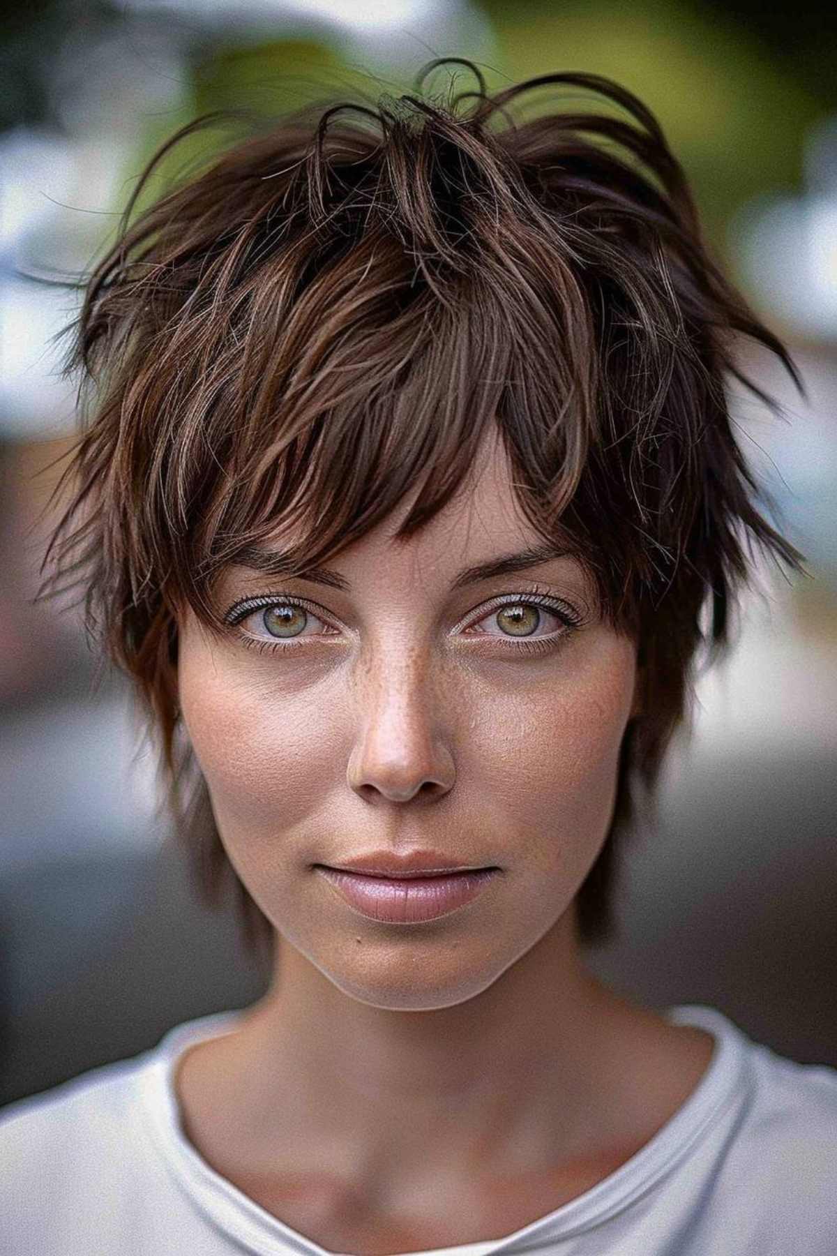 Edgy Pixie Cut Mullet with Fringe