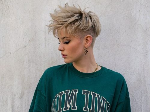 Edgy spiky pixie haircuts for women