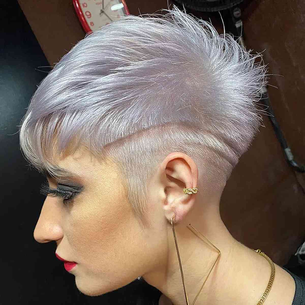 Edgy Undercut Hairstyle with Design